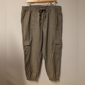 Garage Olive Cargo Pants